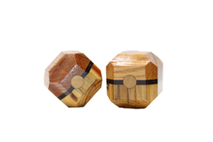 handmade wooden pokeball