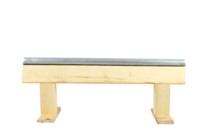handmade custom flatbar rail for handboarding